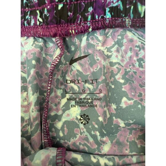 Nike Boys Blue Multi Printed Dri-FIT Training Shorts Size L - Picture 6 of 6